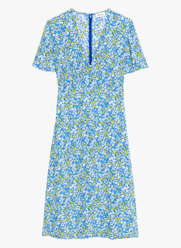 Robe midi col V ZADIG&VOLTAIRE Jaune